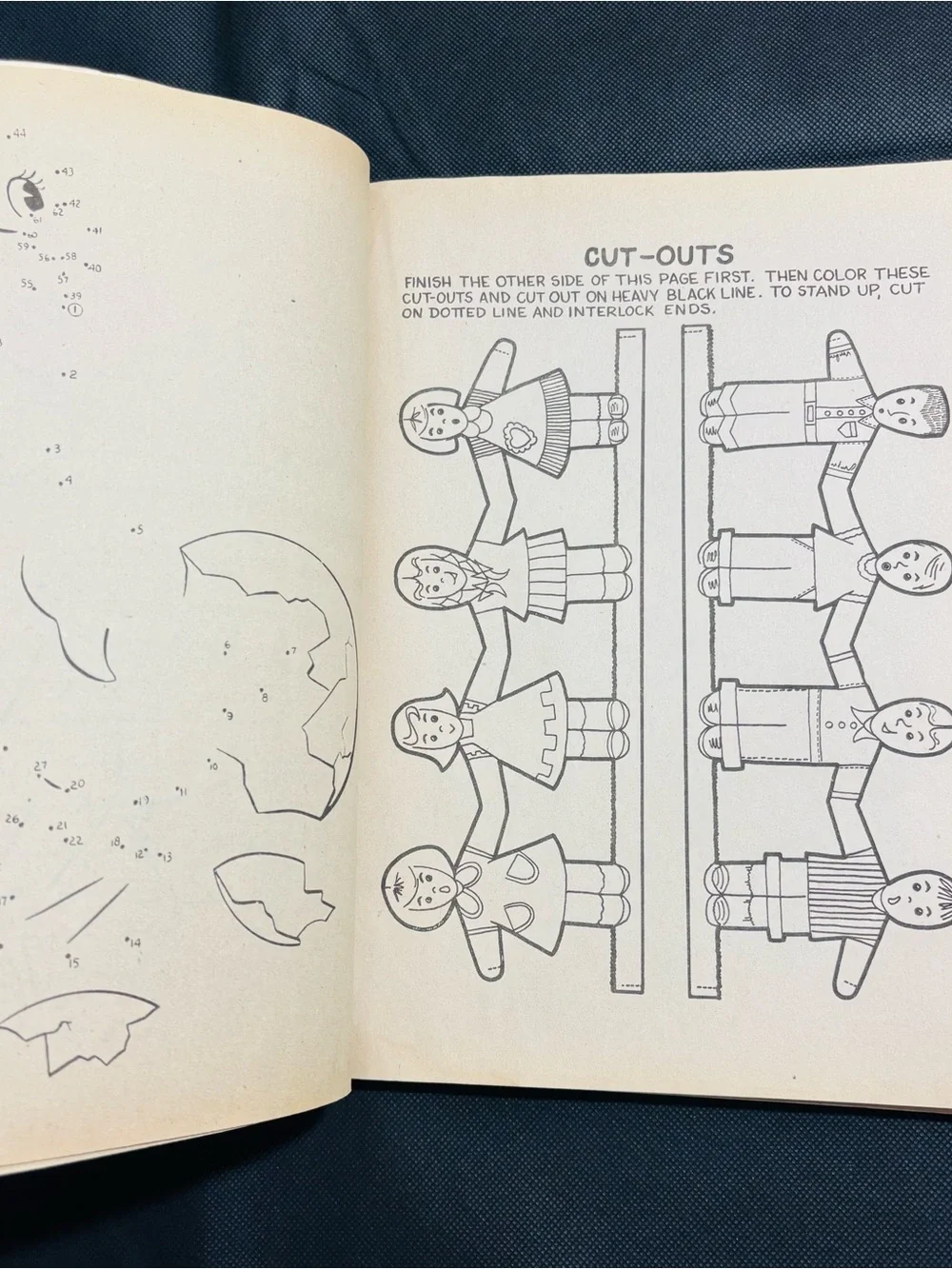 Vintage All In One Coloring Book Of Fun 1970’s Resource Publishers, Ohio